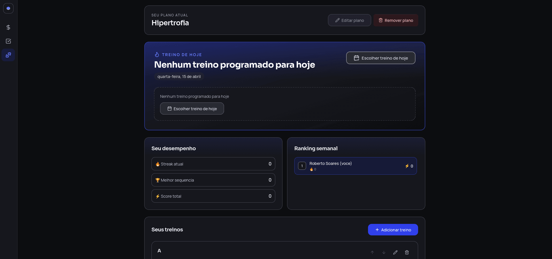 Módulo de Treino Vynta